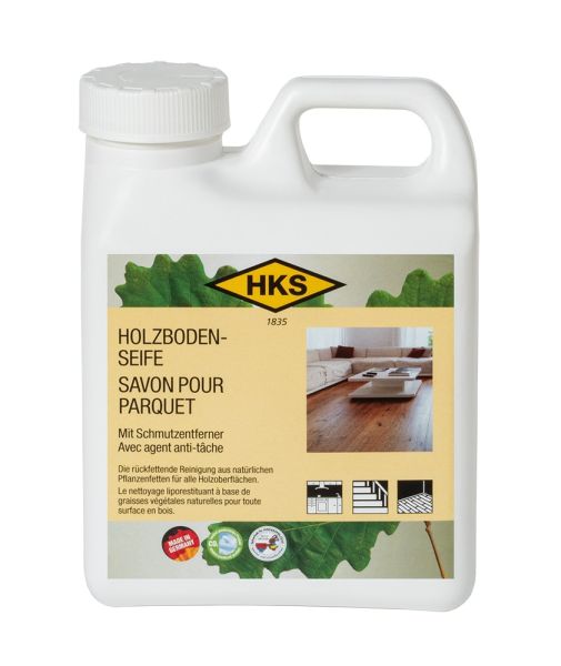 HKS Holzbodenseife Natur 1,0 Liter Gebinde