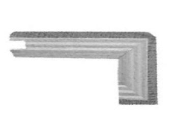 Treppenkantenprofil gefast "MACCHIATO" MSD 15/4mm, Schenkel 40mm / 60mm