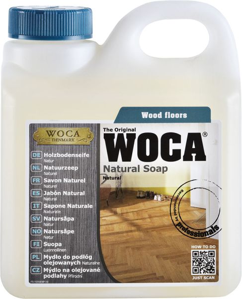 WoCa Holzbodenseife Natur 1,0 Liter Gebinde