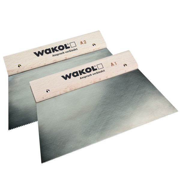 Zahnspachtel A2 für Vinyl/PVC Verbrauch ca. 370-420 g/m²