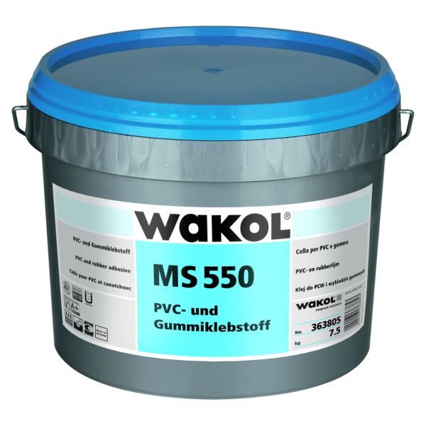 Wakol MS 550 - PVC-/Gummiklebstoff  7,5 kg Eimer