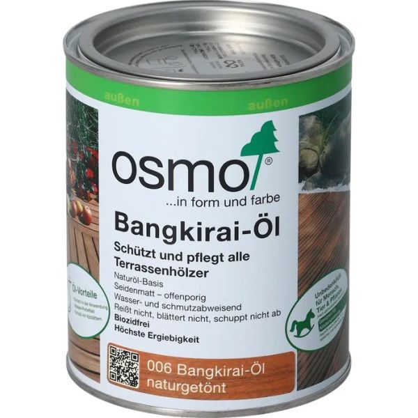 Osmo Bangkirai-Öl 006 naturgetönt, 0,75 L